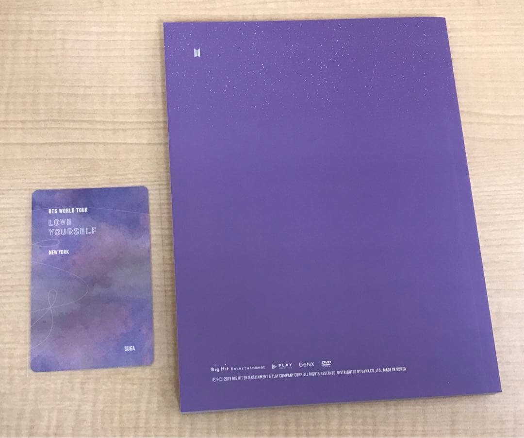 ❶BTS LOVE YOURSELF NEW YORK DVD SUGA ユンギ