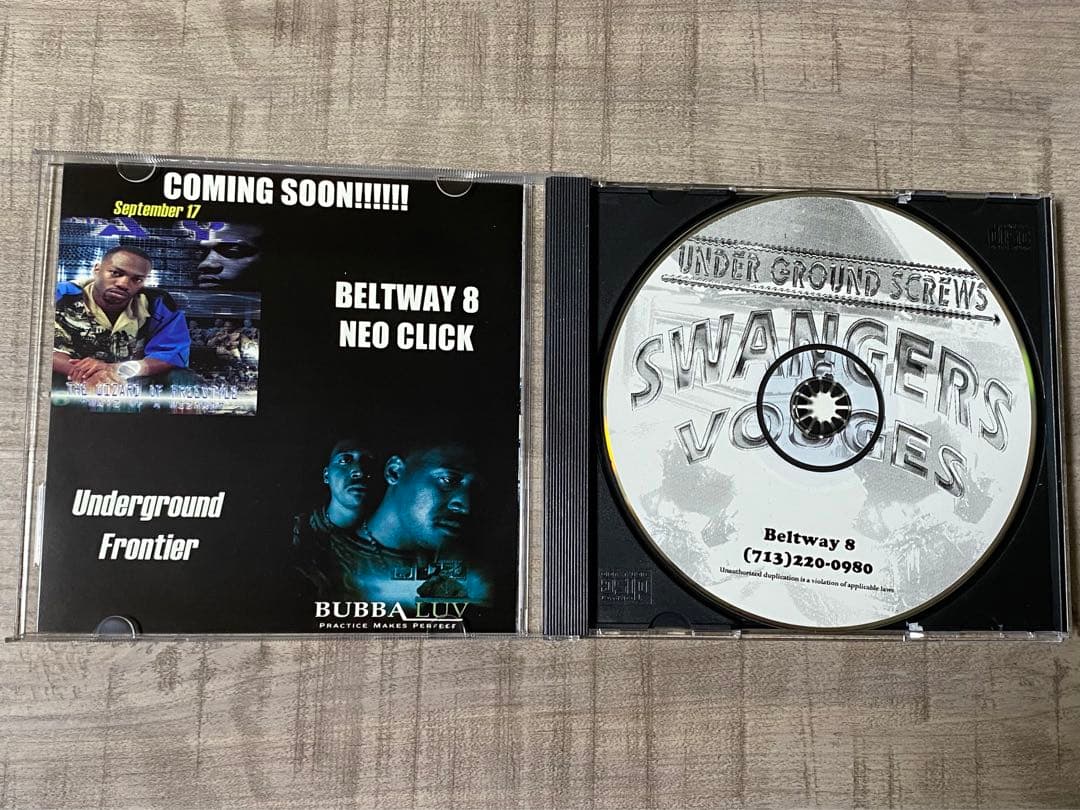 洋楽 Swangers Vogues DJ Screw G-RAP G-LUV