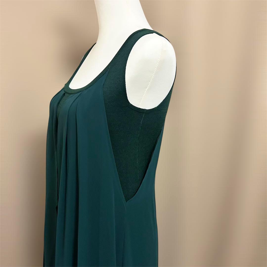 美品 シビラ シフォンワンピース セットアップ ボレロ付き フォーマル M