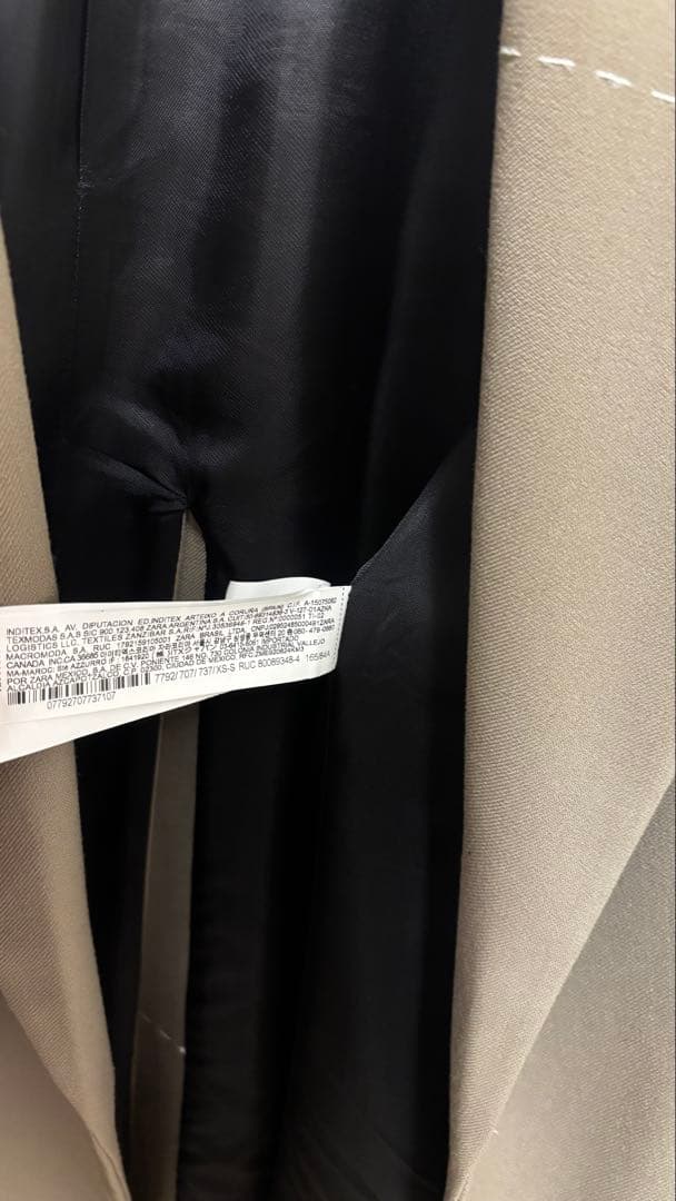 【美品】ZARA ザラ メゾンスペシャル オーバーサイズブレザー　トップステッチ