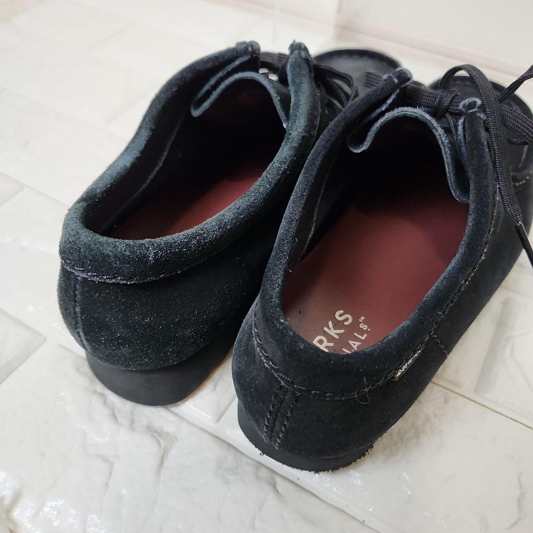 【訳あり】クラークス　GORE-TEX　スエード　ブラック　ビブラムソール
