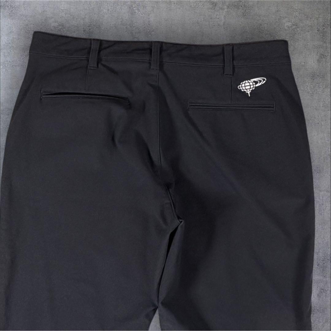 BEAMS GOLF ビームスゴルフ ストレッチ パンツ 裾ジップ 黒 XL