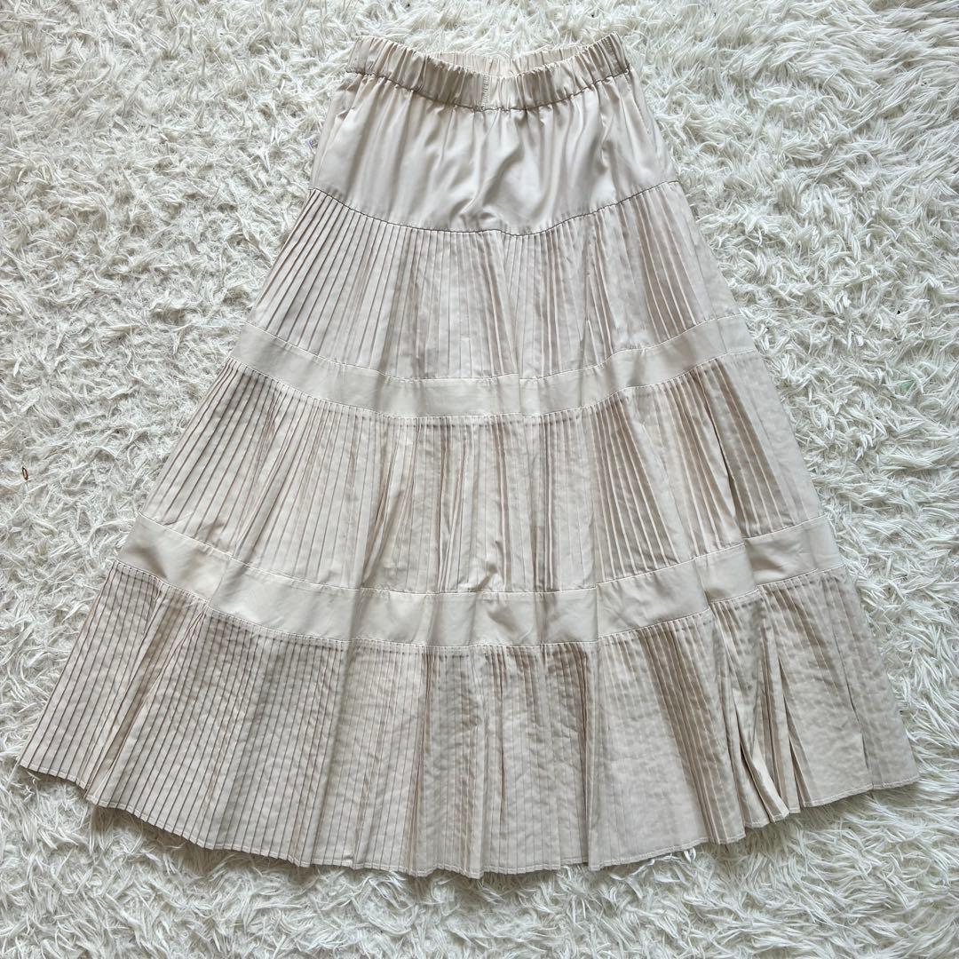 BEARDSLEY(ビアズリー) プリーツティアードスカート