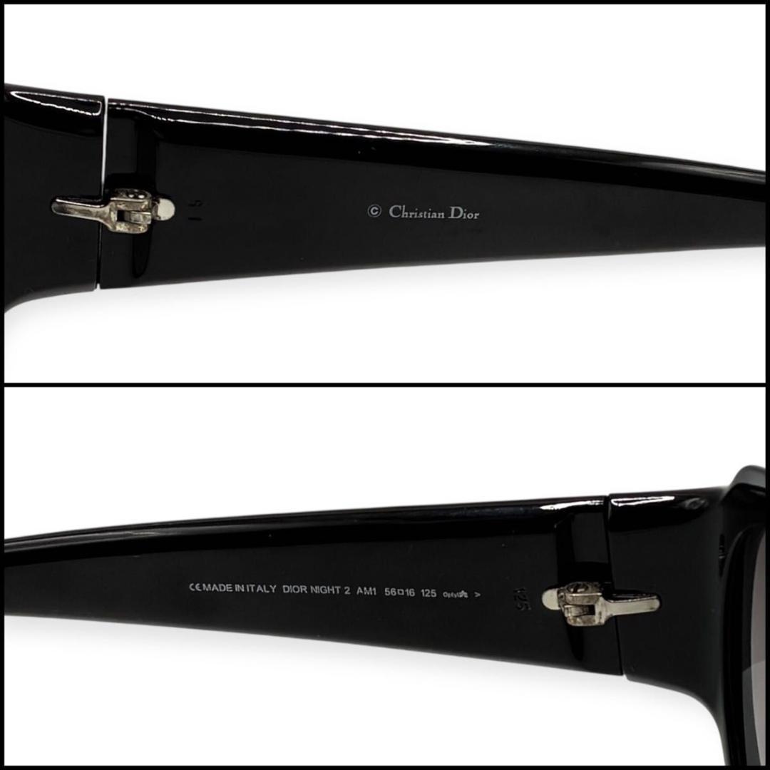 【美品】Christian Dior バタフライ　サングラス　ラインストーン