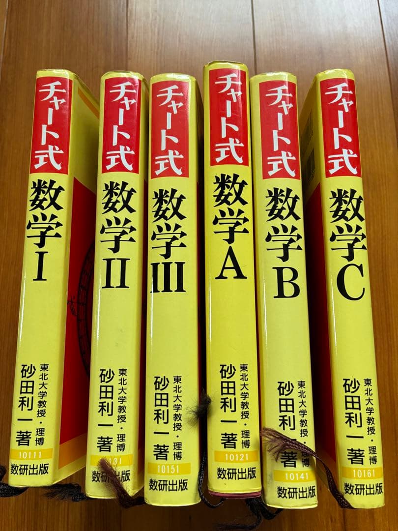 旧課程　チャート式数学 I II III A B C 6冊セット