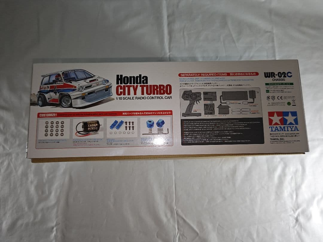 奥*道様 TAMIYA Honda CITY TURBO WR-02C未組立
