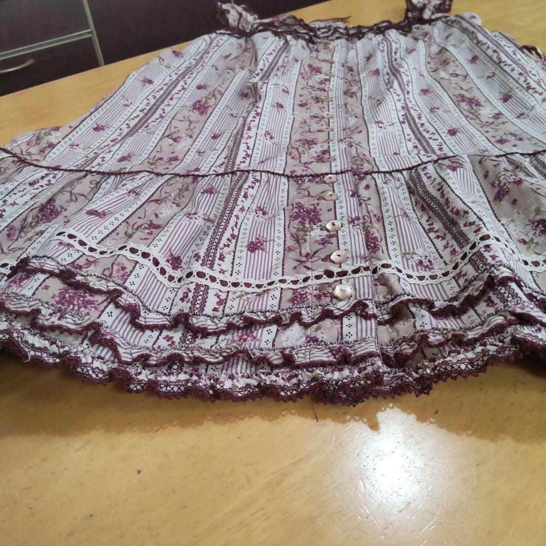 ピンクハウス花柄フリルキャミソール