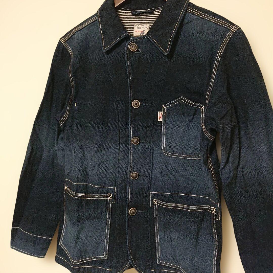専用出品 児島 Blue Trick 刺し子 デニムカバーオール ブルートリック