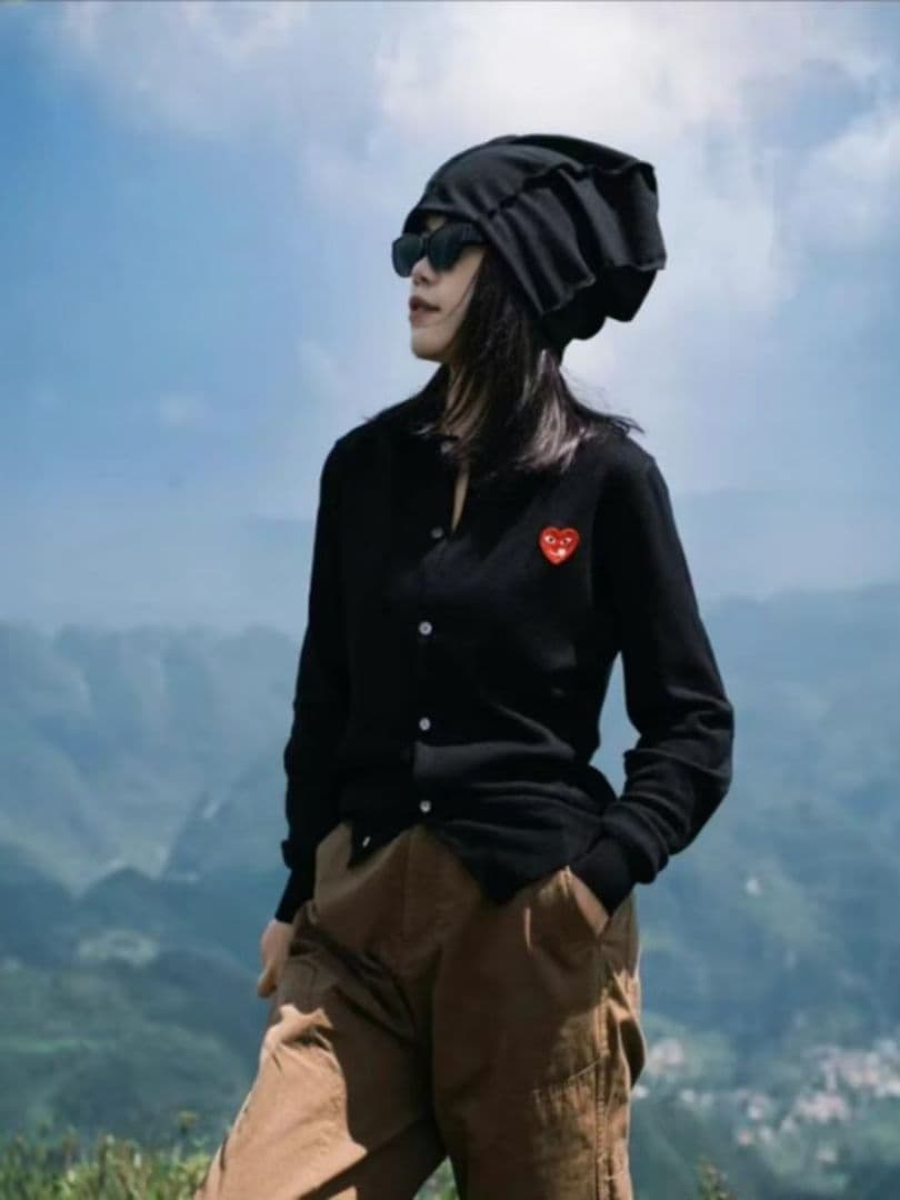 PLAY COMME des GARCONS カーディガンM-L#3
