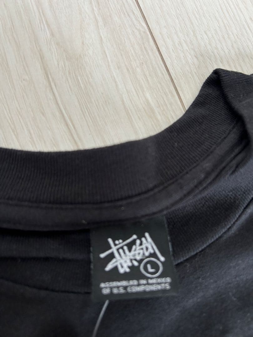 【ロー】STUSSY 黒T L