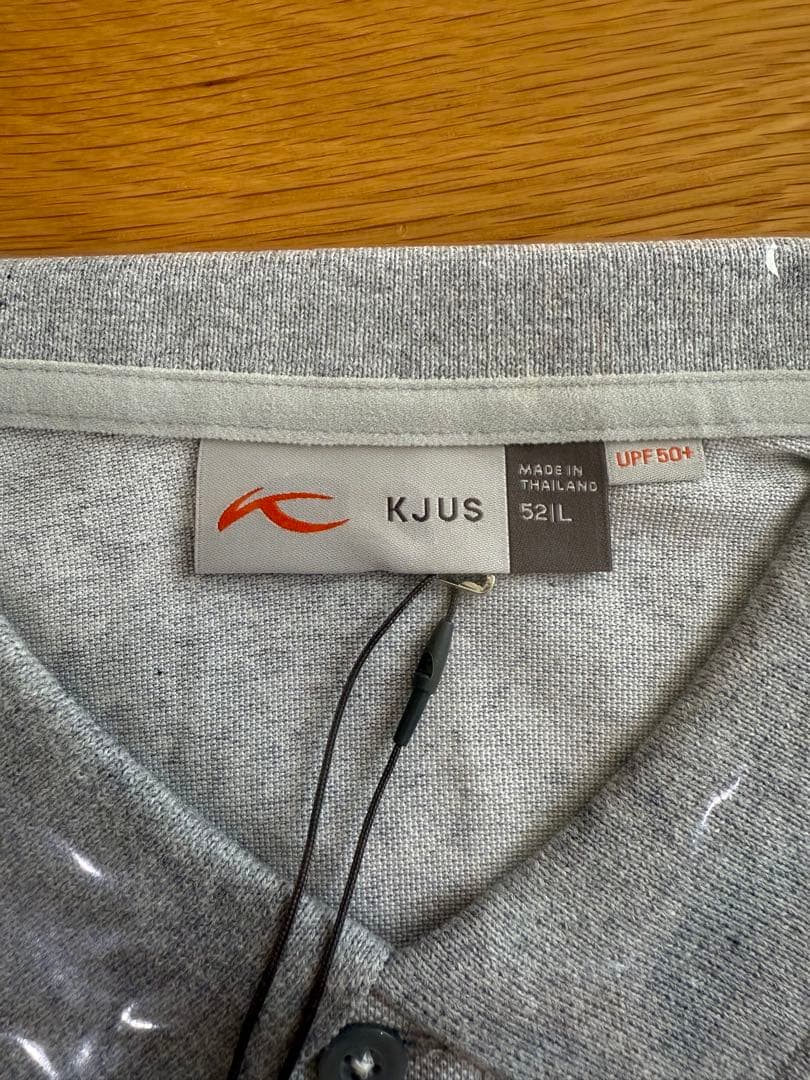 kjus チュース　ポロシャツ　グレー　L(52)