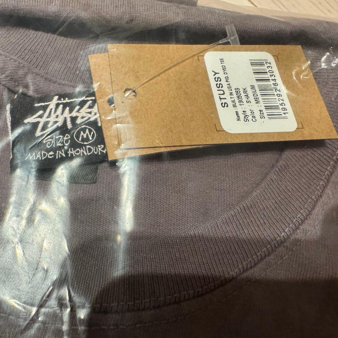 トップス STUSSY BUILT IN USA TEE PIGMENT DYED
