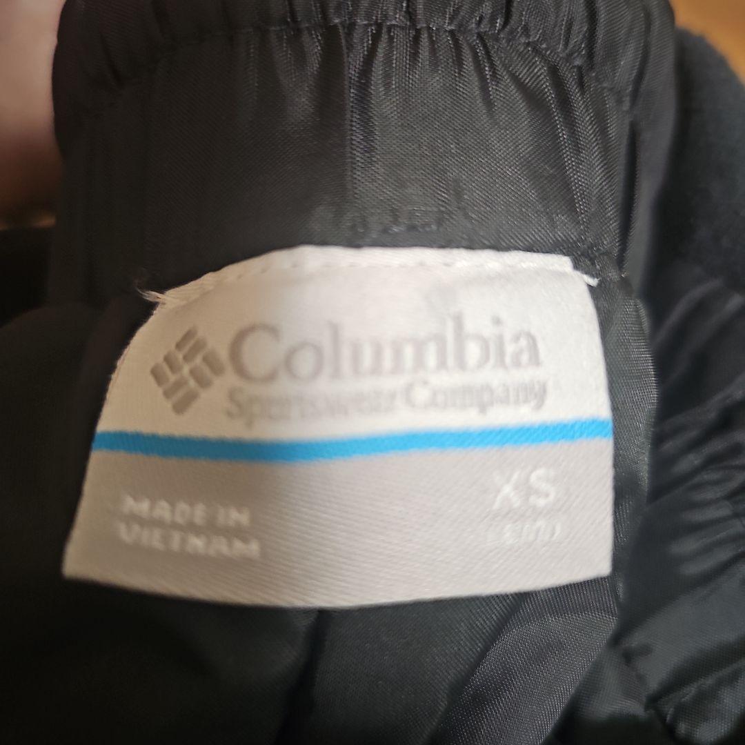 Columbia 子ども用スキーウェア 上下セット 黒/黄緑