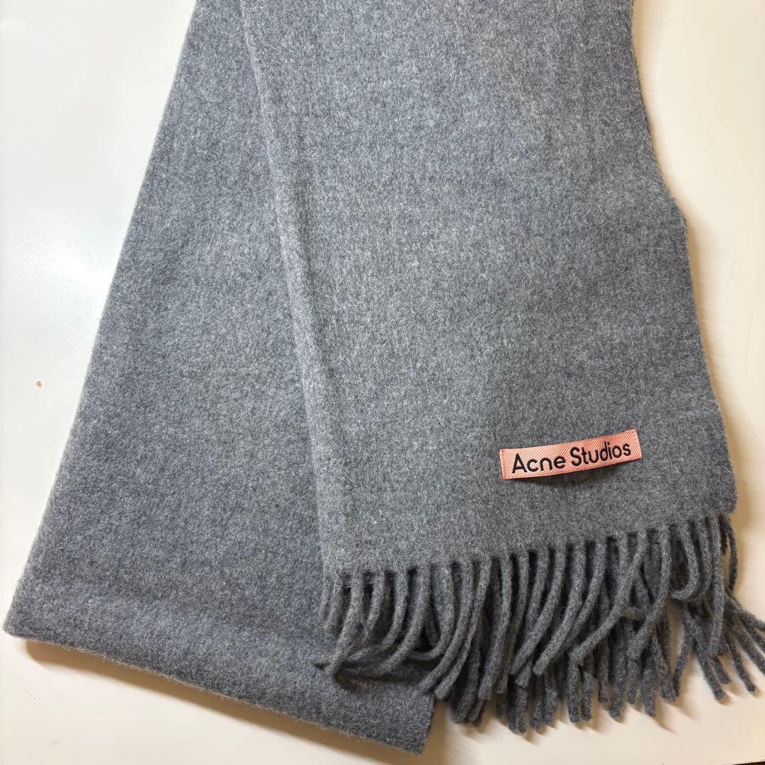 Acne Studios グレー マフラー ウール