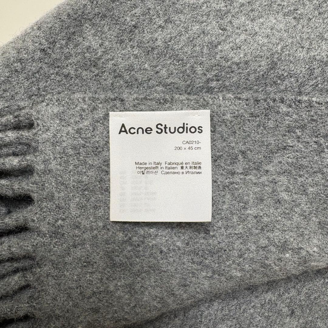 Acne Studios グレー マフラー ウール