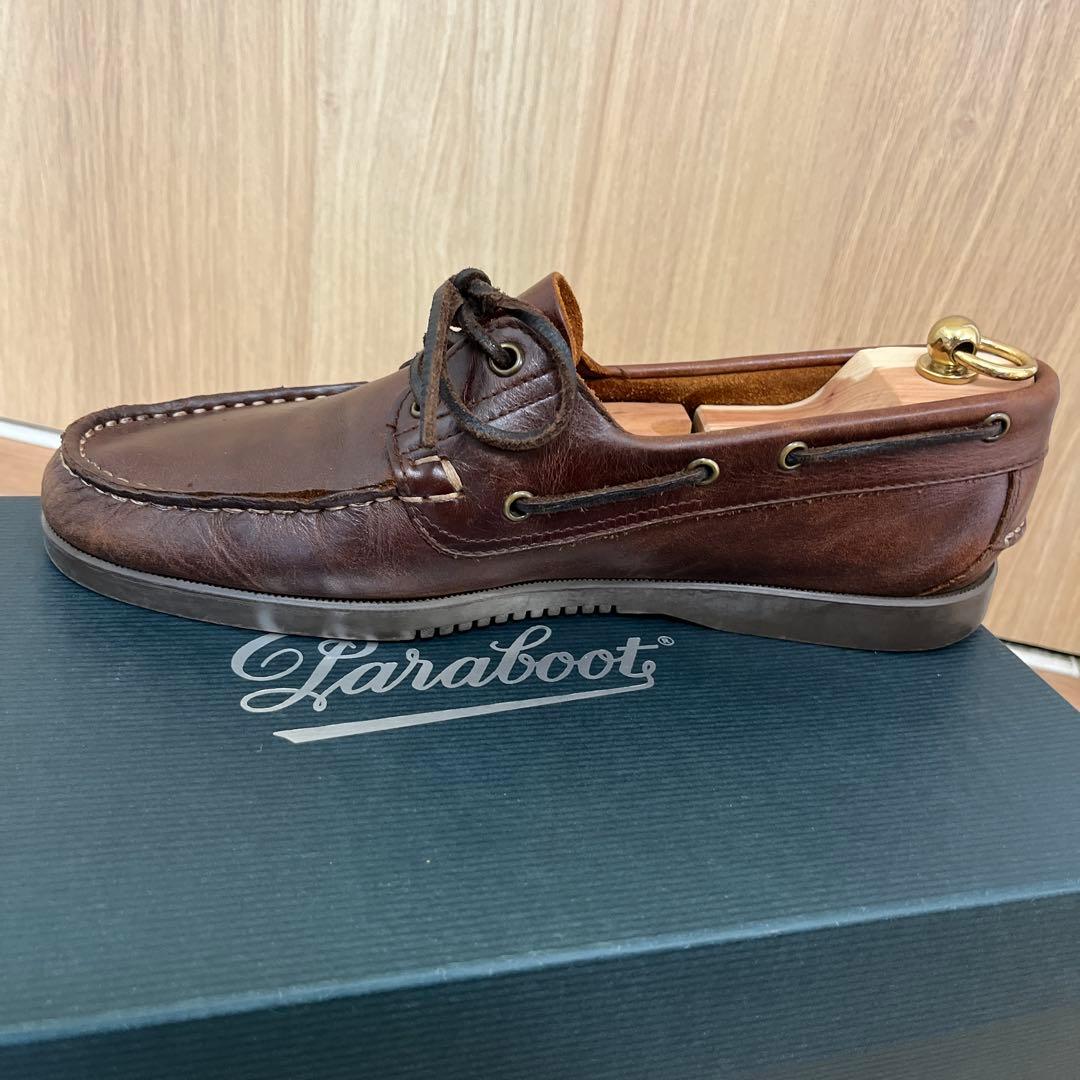 Parabootパラブーツ　BARTH バース　8.5 ブラウン シューツリー