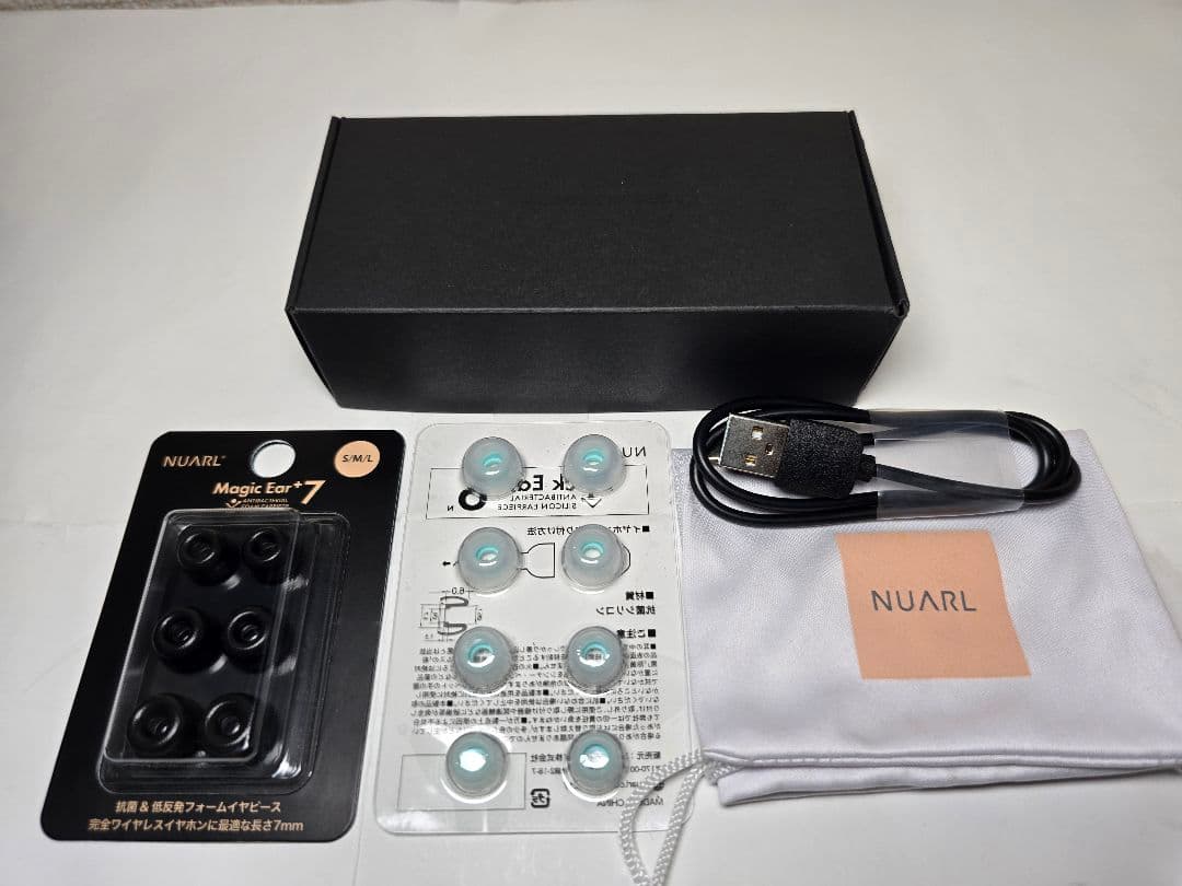 NUARL Inovator ブラックスターライト ワイヤレスイヤホン