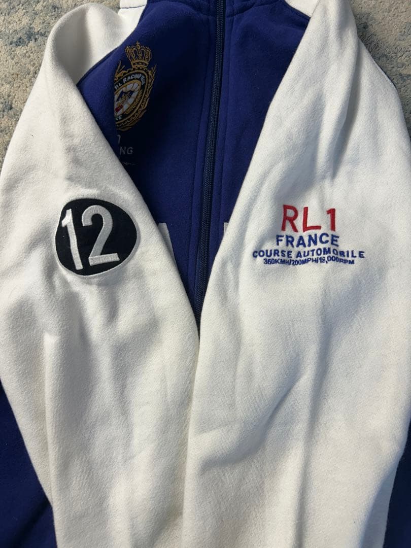 【レア】ラルフローレン RL RACING スウェットジャケット ポニー M