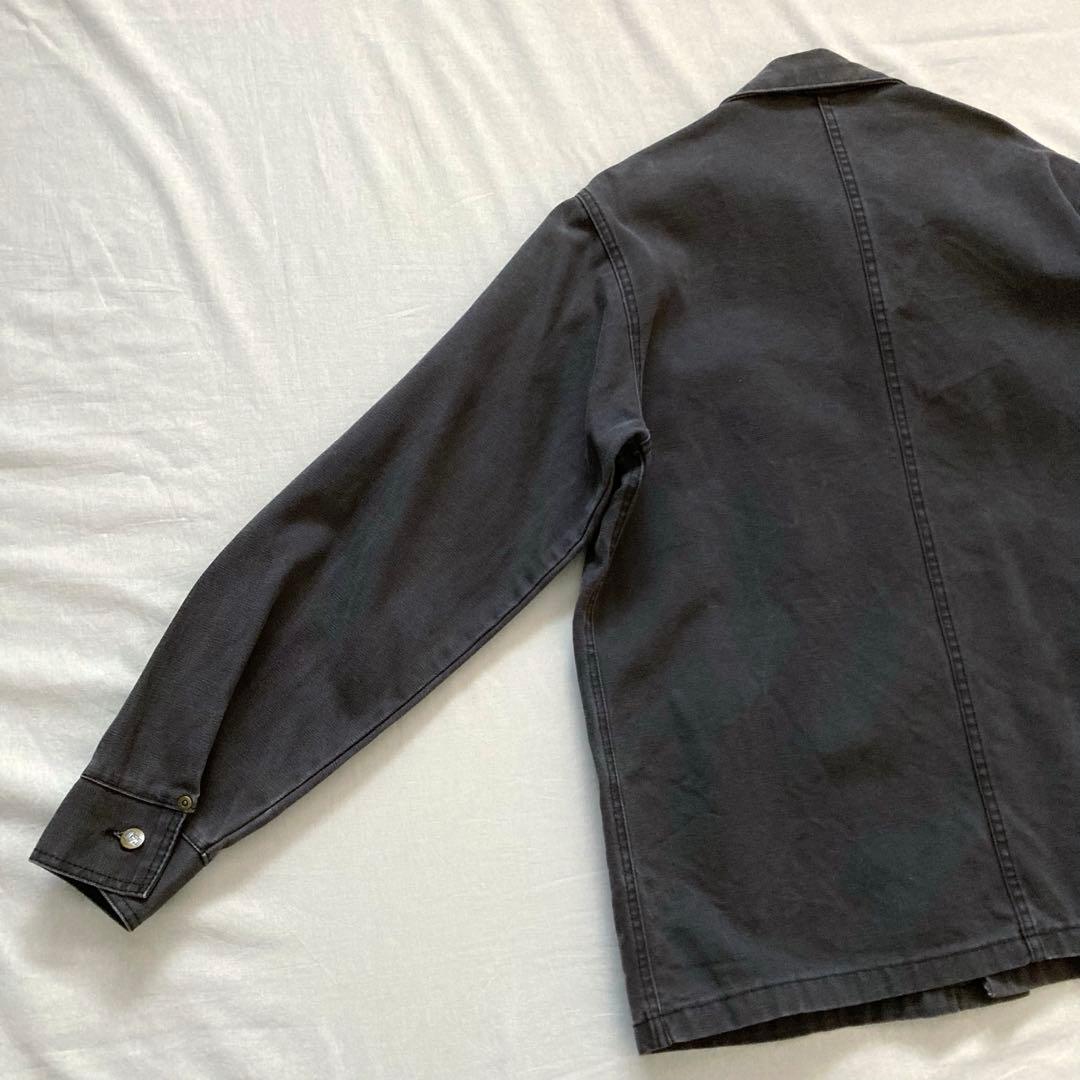 ジャケット・アウター 90s vintage CAT fade black chore jacket
