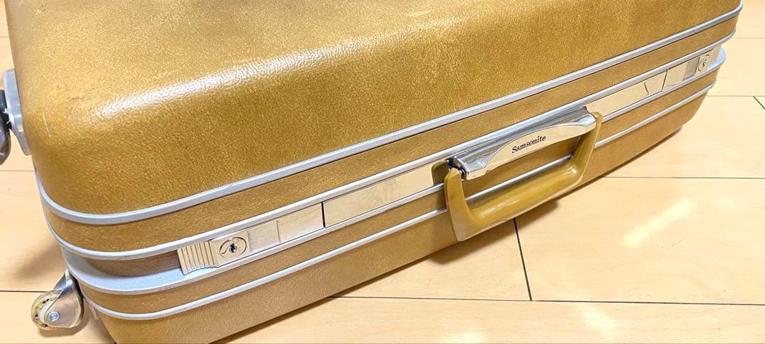 サムソナイト　ビンテージ　スーツケース　良品　希少　鍵付