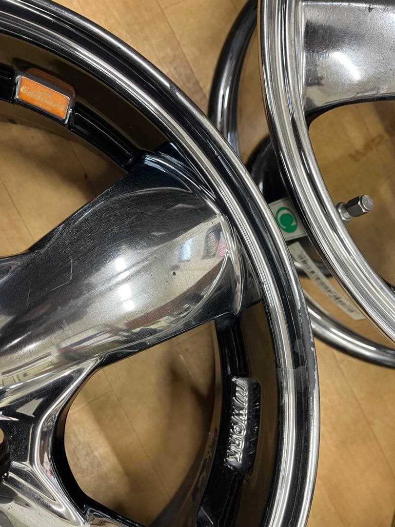 【現品限り】ワーク グッカーズ中古アルミホイール 15インチ4本セット軽自動車