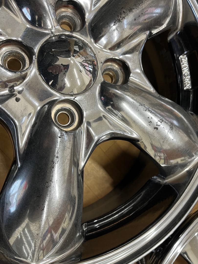 【現品限り】ワーク グッカーズ中古アルミホイール 15インチ4本セット軽自動車