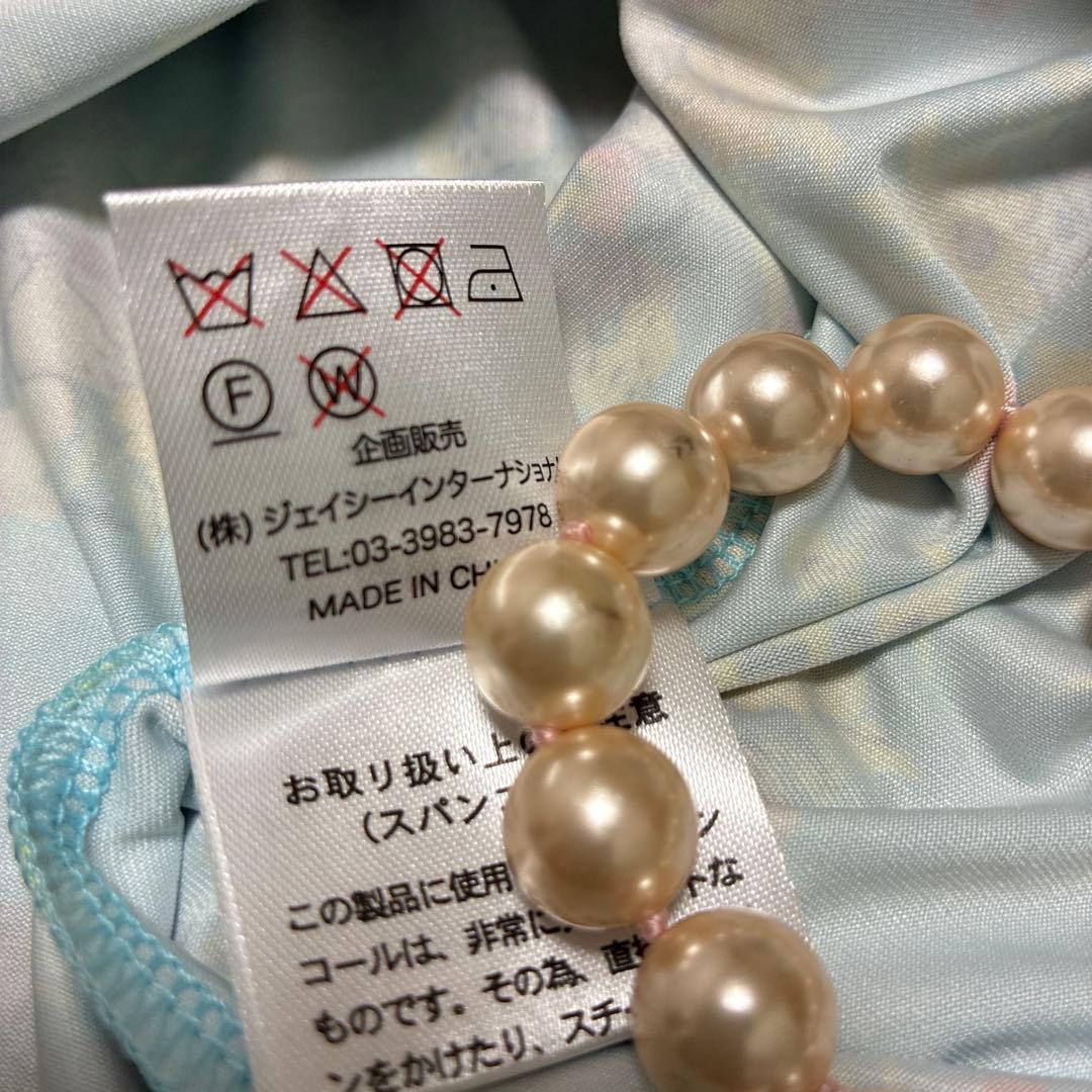 スーパービューティー☆44☆新品タグ付きレース使いの花柄ワンピース