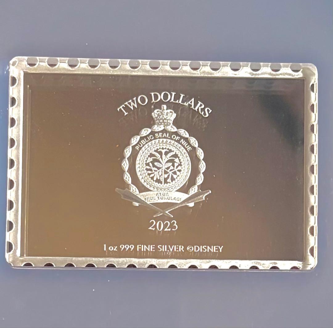 最高鑑定☆2023☆ディズニー100周年 ミッキーマウス 切手 銀貨 