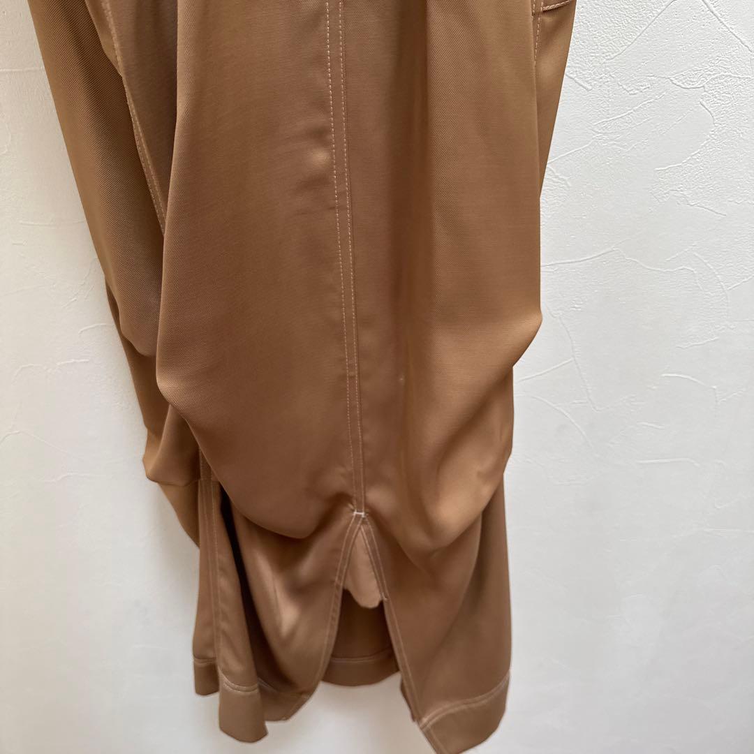 【PINUE新品】サスペンダーサイドタックスカート