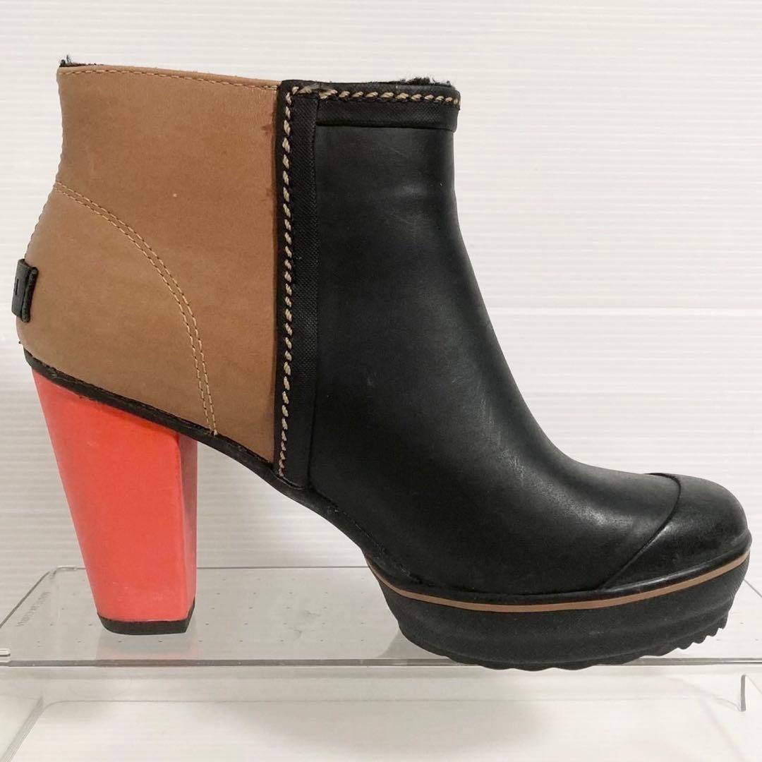SOREL ソレル アンクル レインブーツ 25cm ヒール