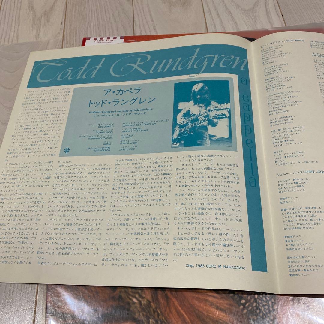 日本盤だけのジャケット、日本盤の編集盤/トッドラングレン