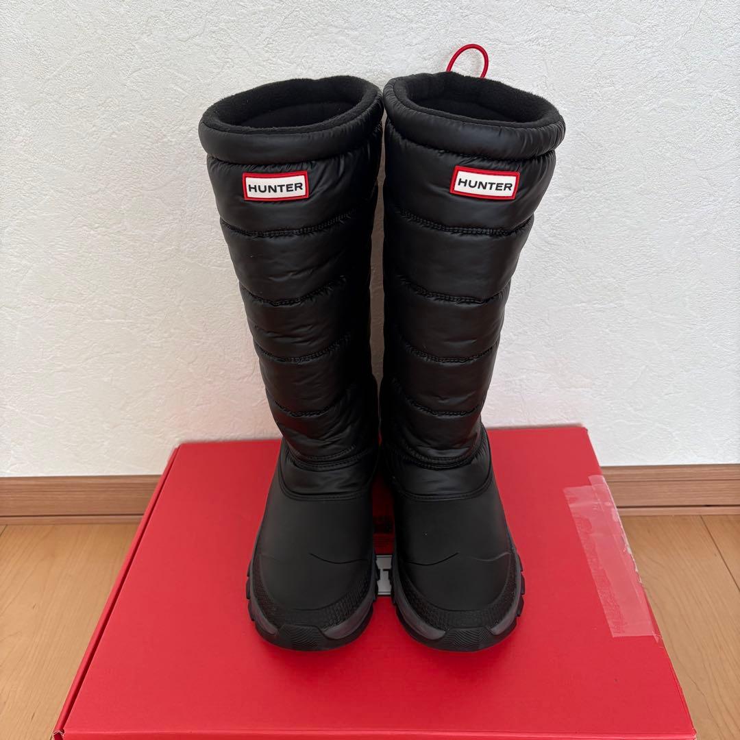 r*i様 HUNTER スノーブーツ ロングブーツ イントレピッド ブラック