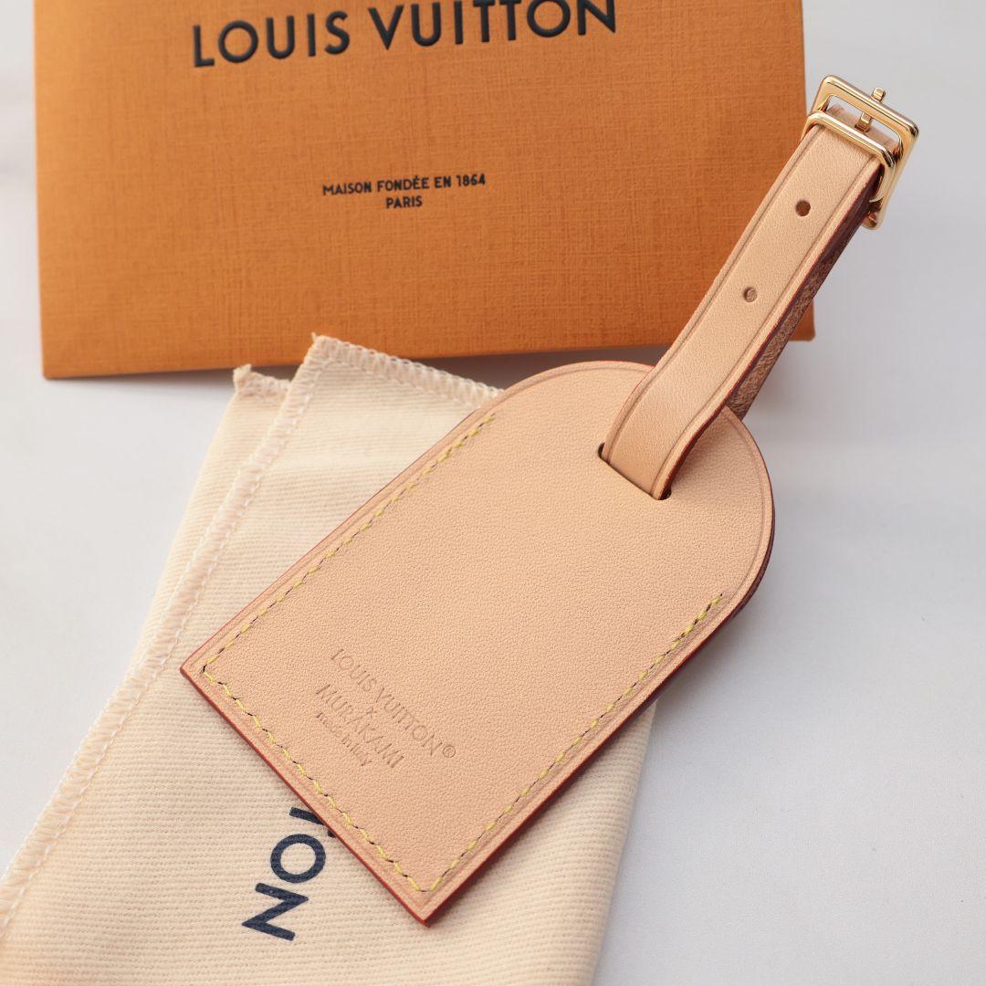 未使用 ルイヴィトン LOUIS VUITTON レザー ネームタグ 非売品