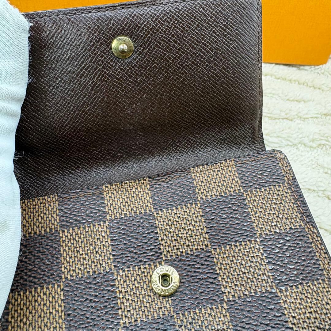 LOUIS VUITTON 二つ折り　財布 ダミエ N61652