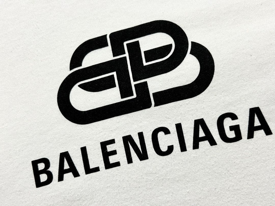 BALENCIAGA バレンシアガ BBロゴ コットン Tシャツ ポルトガル製