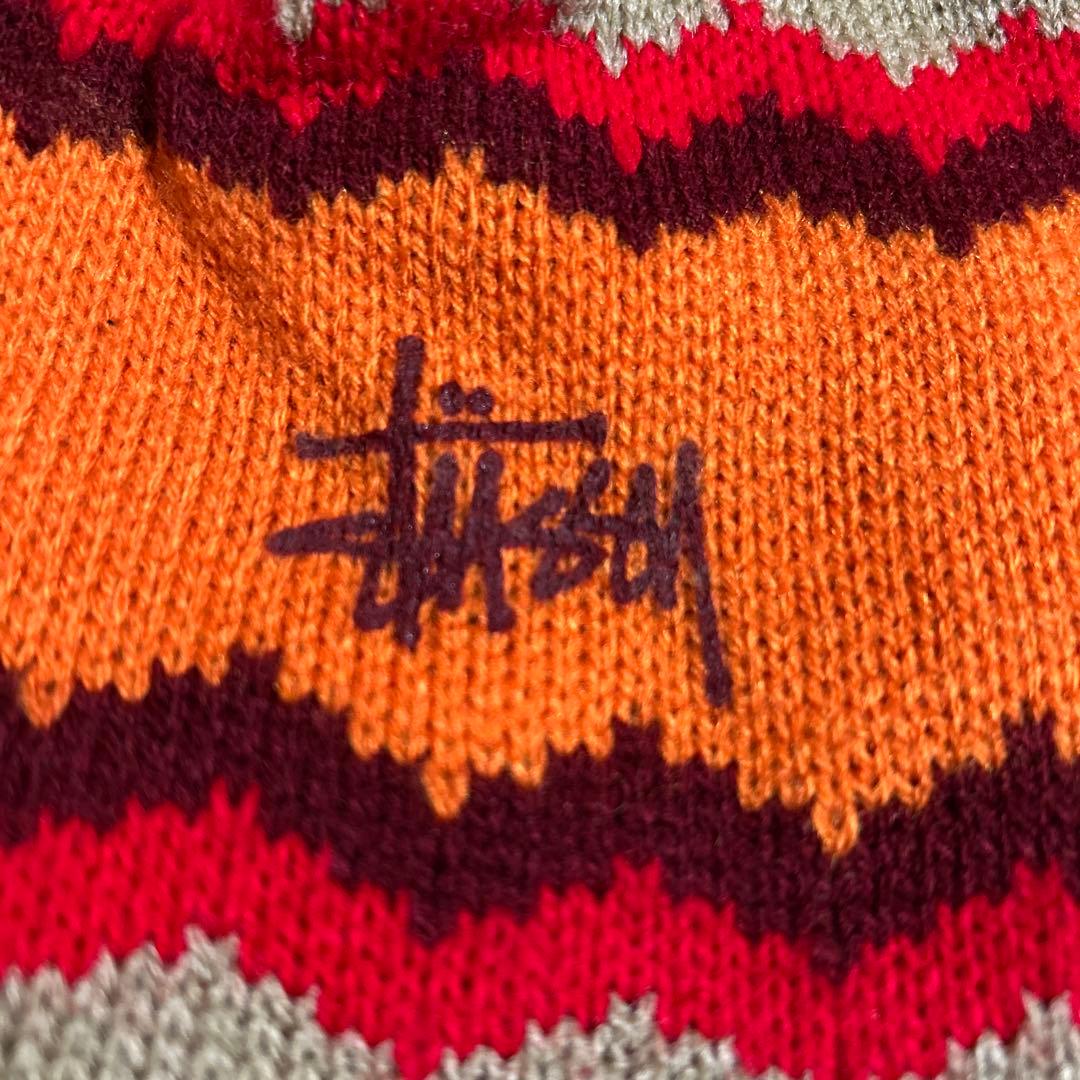 STUSSY　ビーニー ニット帽 USA製 old 希少90s〜00s