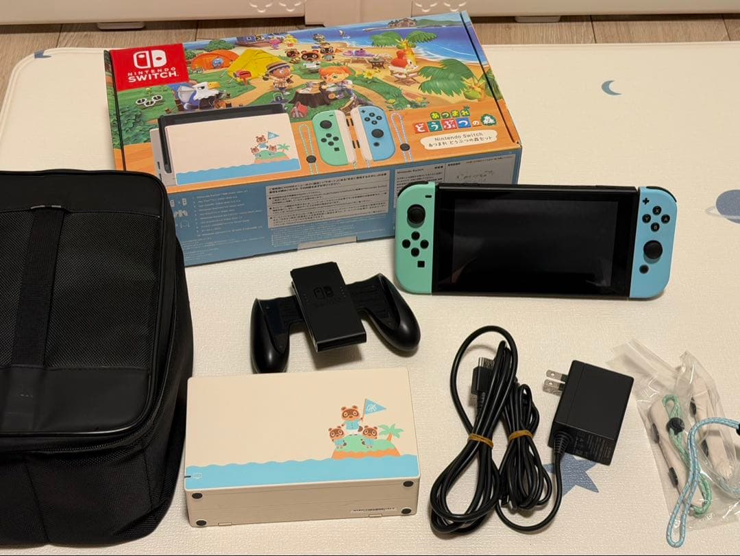 Nintendo Switch本体 あつまれどうぶつの森セット 純正ケース付