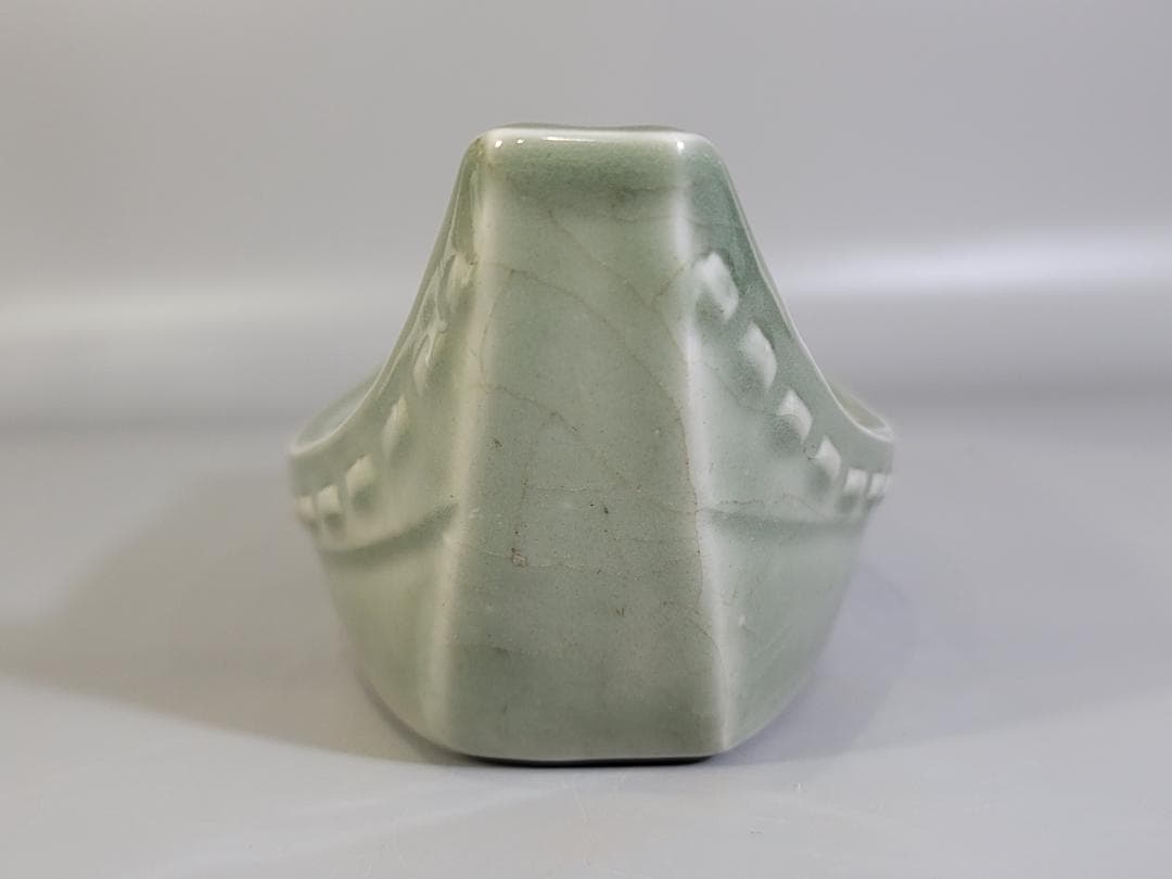 三田青磁 吊り花生 茶道具