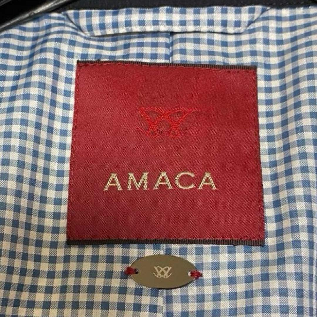 【美品✨】AMACA GORE-TEX ナイロン トレンチコート ベルト38