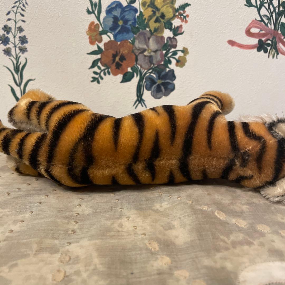 ヴィンテージ シュタイフ　トラ　ぬいぐるみ