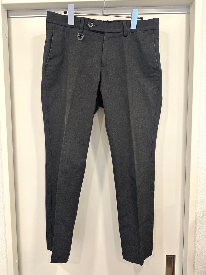 【美品】SOLIDO セットアップ　ジャケット・スラックスセット　ダークグレー