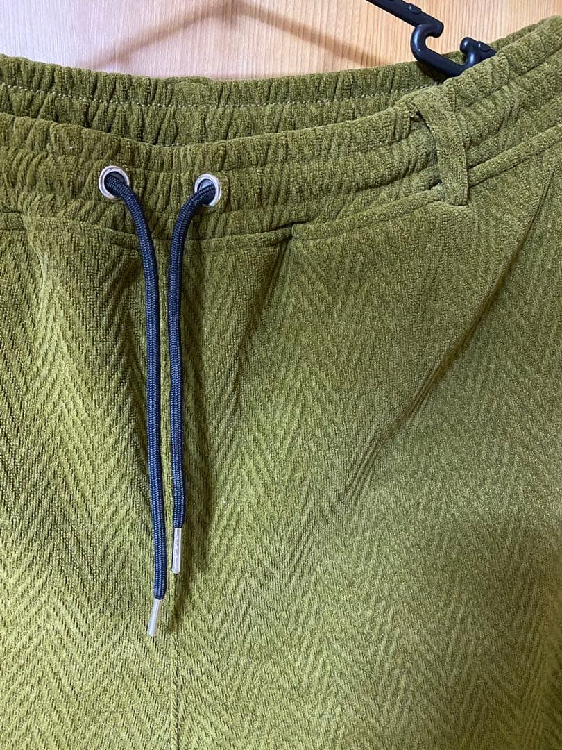 カンビオ　オリーブグリーン サルエルパンツ