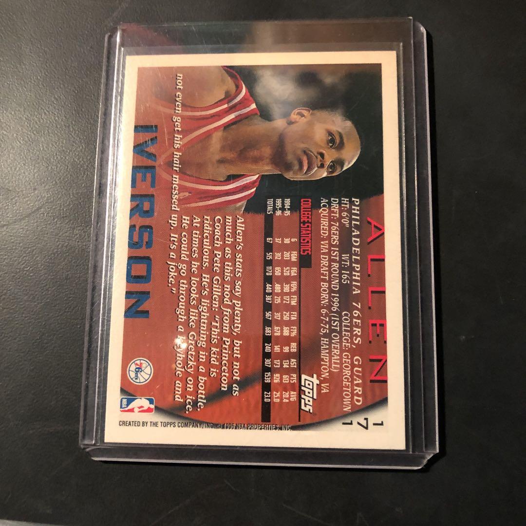 Allen Iverson Topps ルーキーカード セットアレンアイバーソン