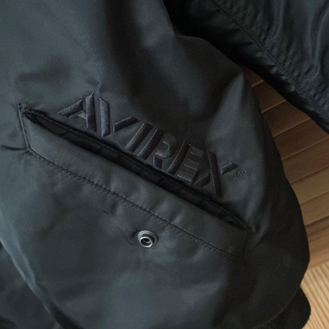 ★美品★AVIREX×NMU EMBROIDERY MA-1 フライトジャケット