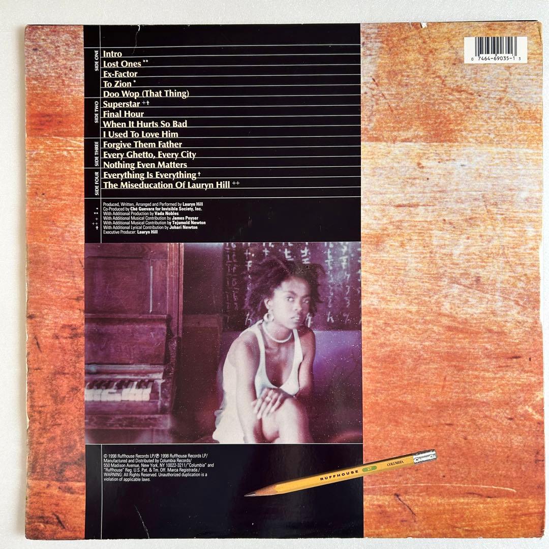 THE MISEDUCATION ローリンヒル USオリジナル盤アナログ LP