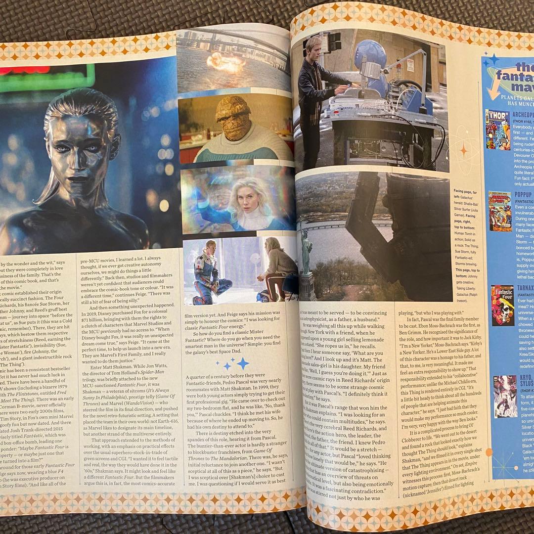 洋書 Empire Magazine 2025 july Fantastic4