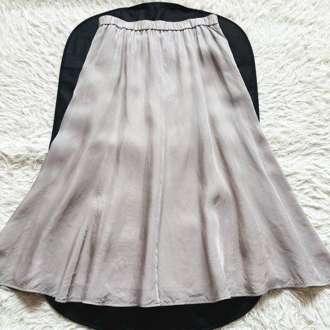 今季25SS 23区 4L フィブリルツイル ギャザースカート ベージュ