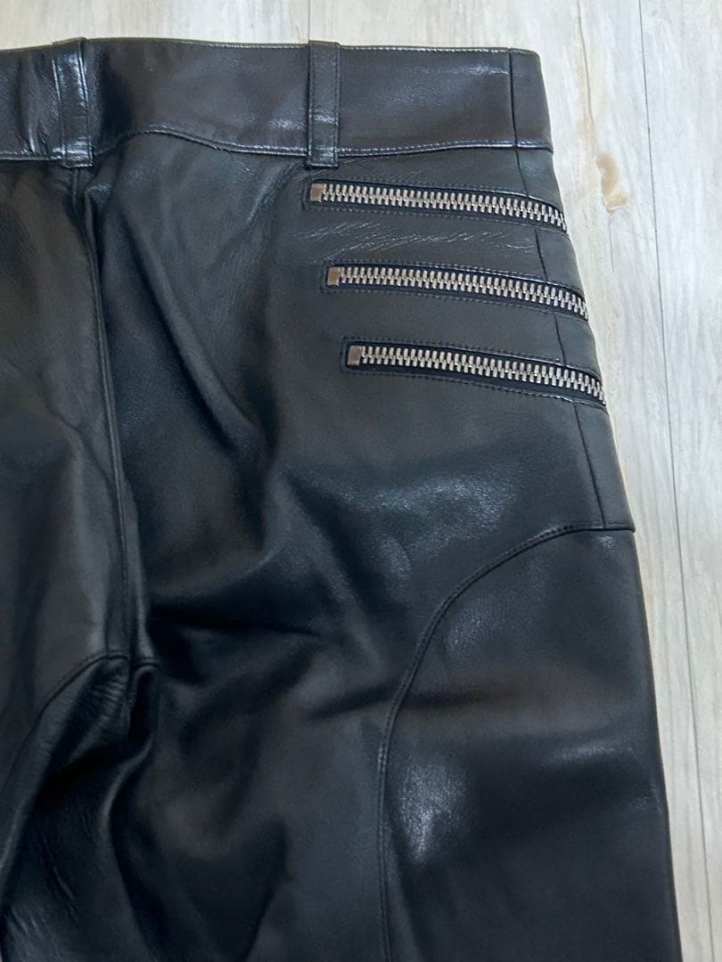 Gianni versace レザーパンツ