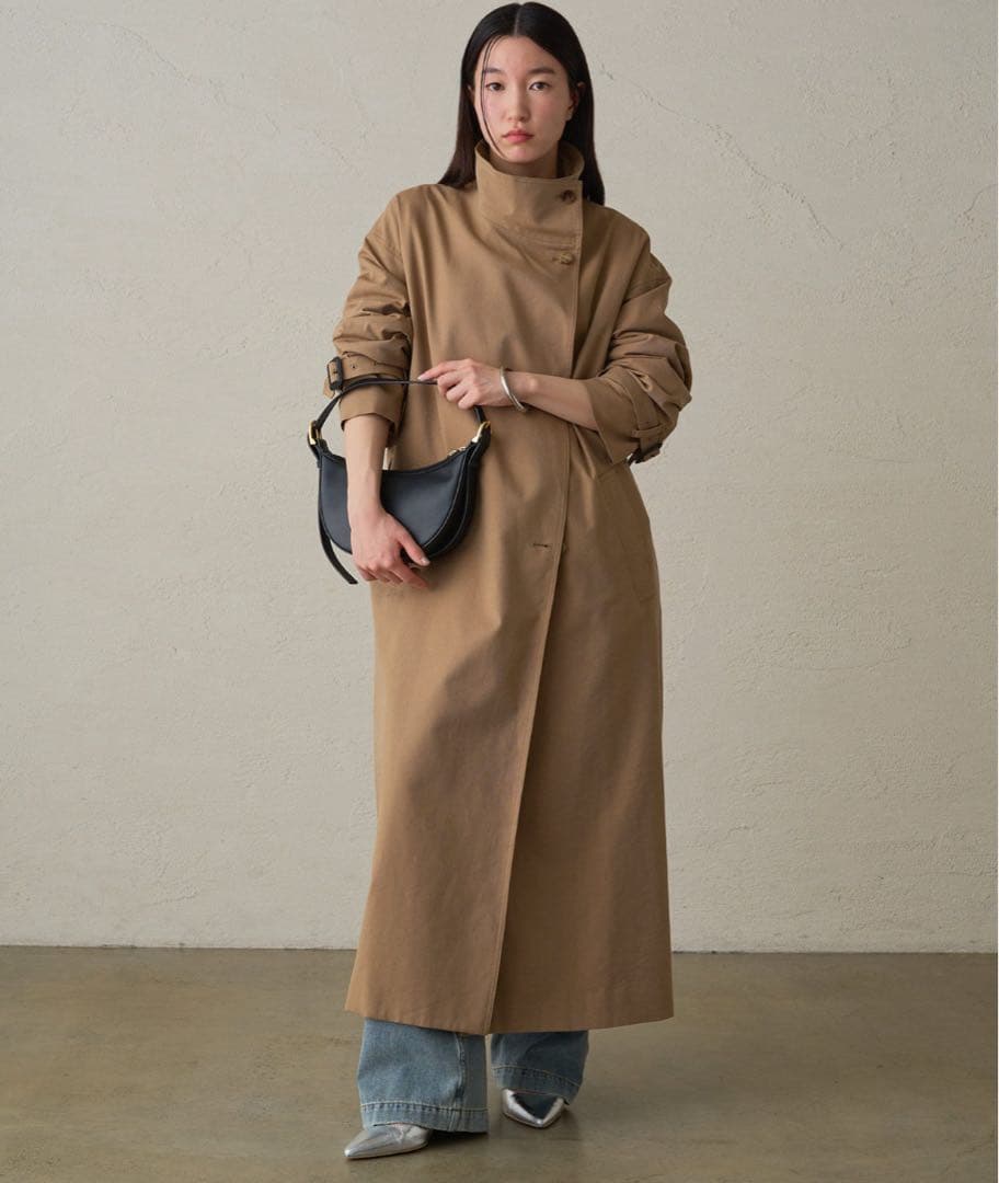 新品未使用Loungedressスタンドトレンチコート