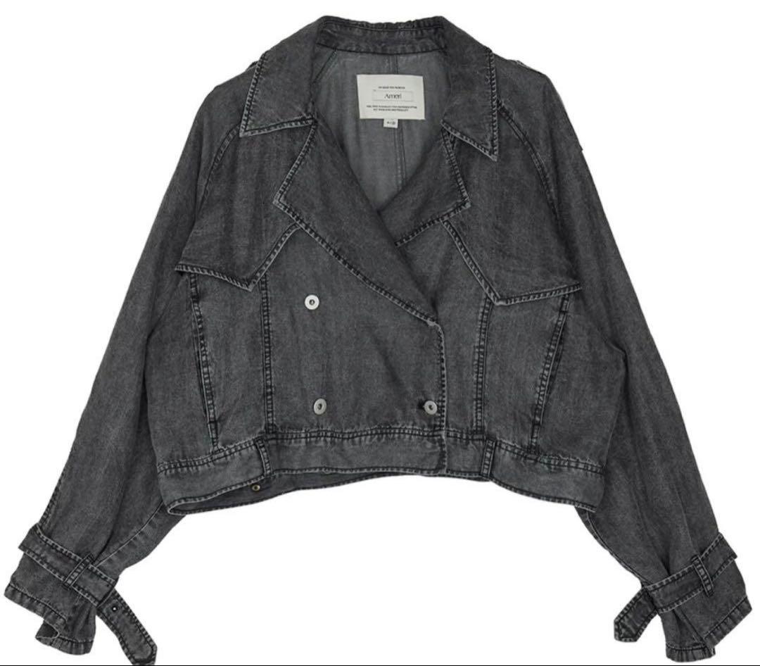 ジャケット・アウター TENCEL DENIM SHORT TRENCH COAT
